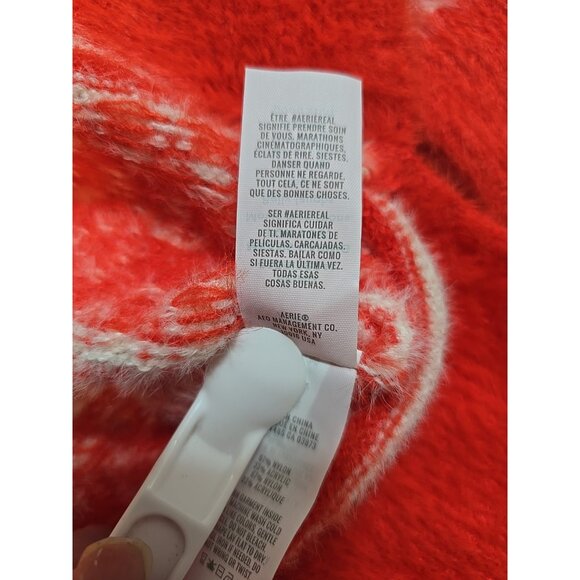 Aerie Women's Oversized Long Sleeve Crew Neck Cool Vibes Sweater Size XS - Picture 8 of 15